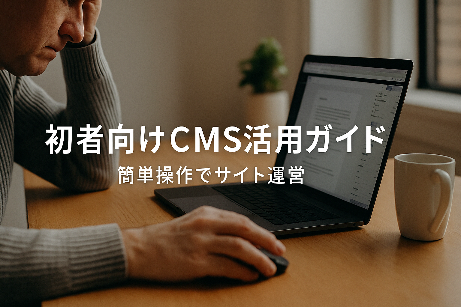初心者向けCMS活用ガイド~簡単操作でサイト運営~