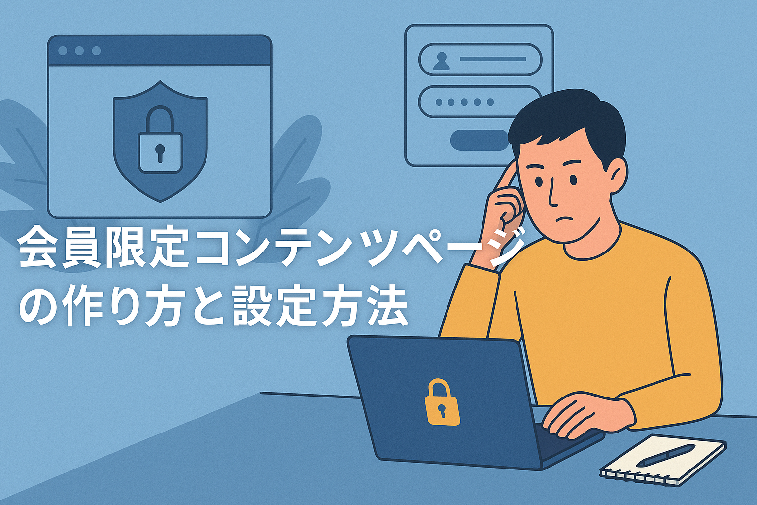 【初心者OK】会員限定ページの作り方と設定手順