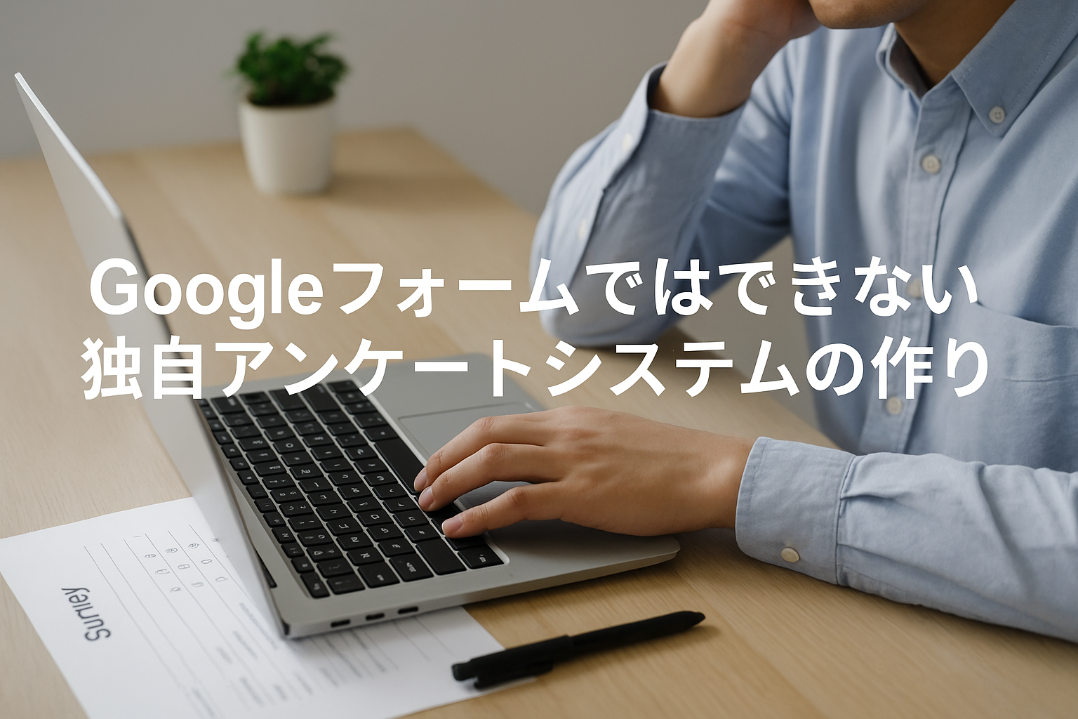 Googleフォームではできない独自アンケートシステムの作り方