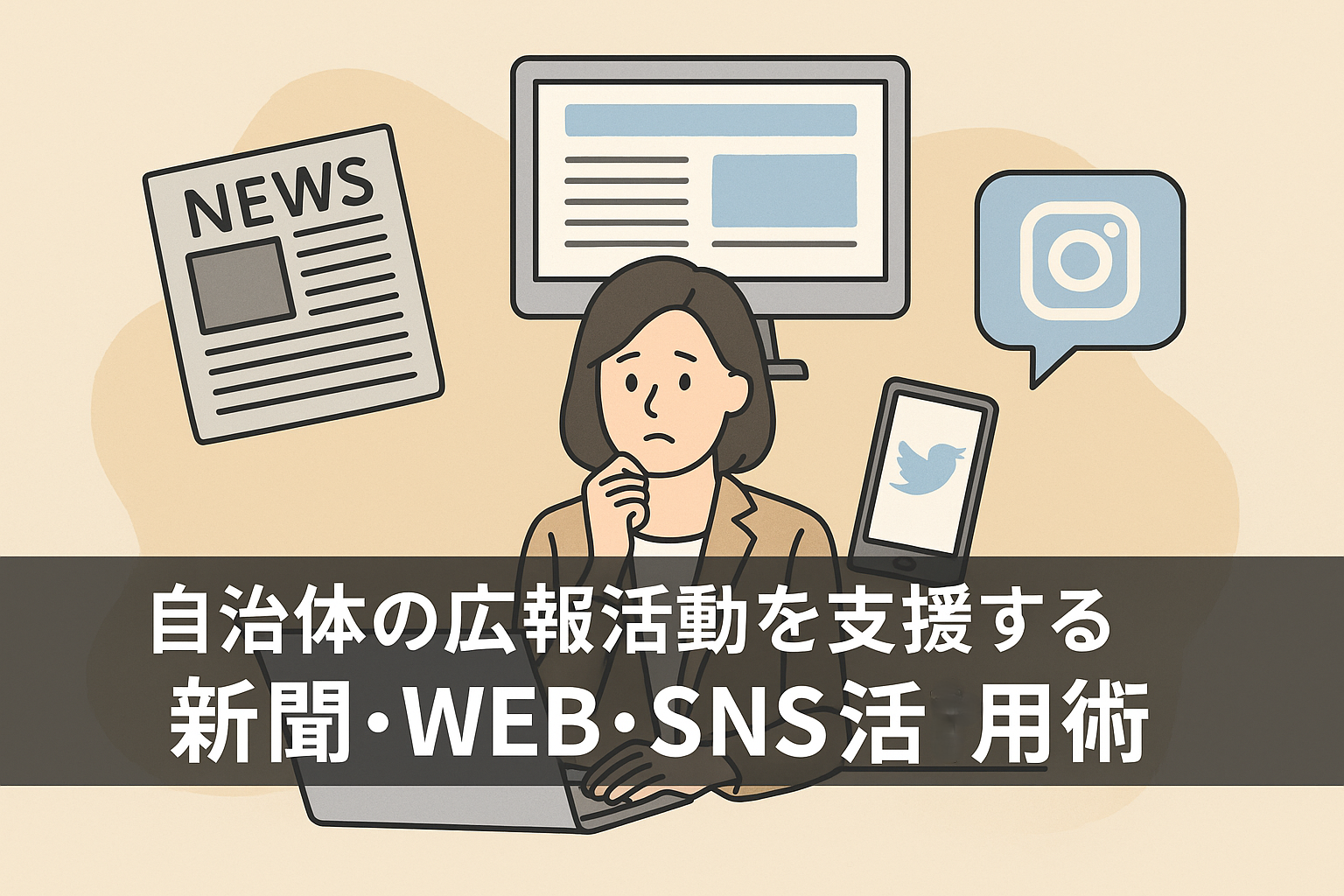 自治体広報を成功に導く！新聞・WEB・SNSの効果的な活用術
