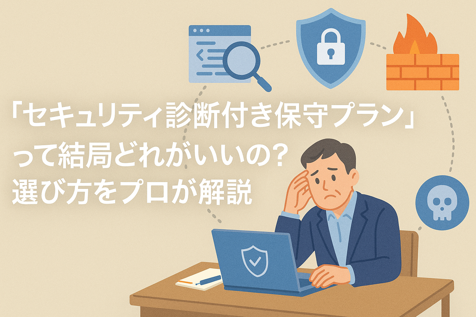 セキュリティ診断付き保守プランの特徴と選び方