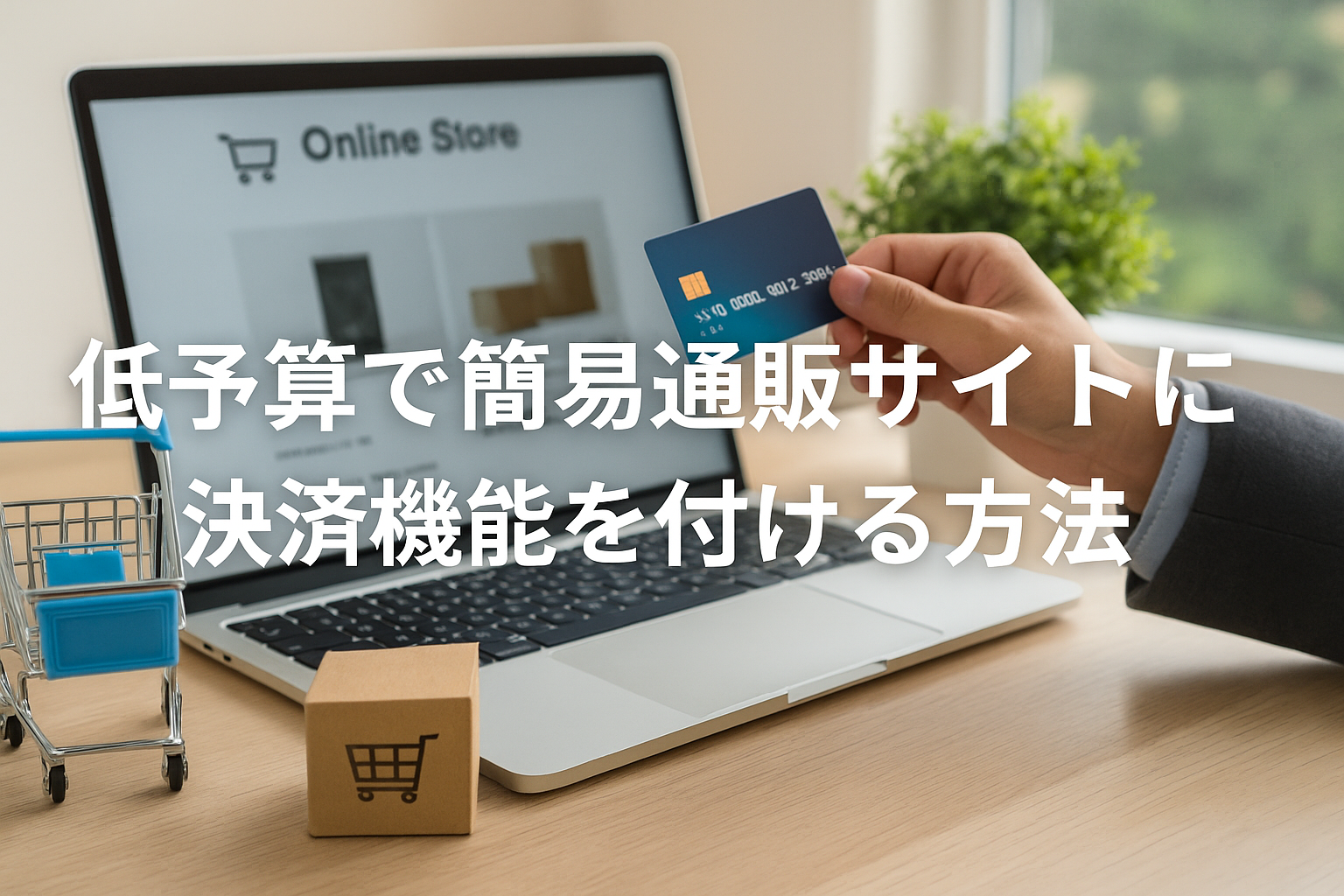 低予算で簡易通販サイトに決済機能を導入する方法