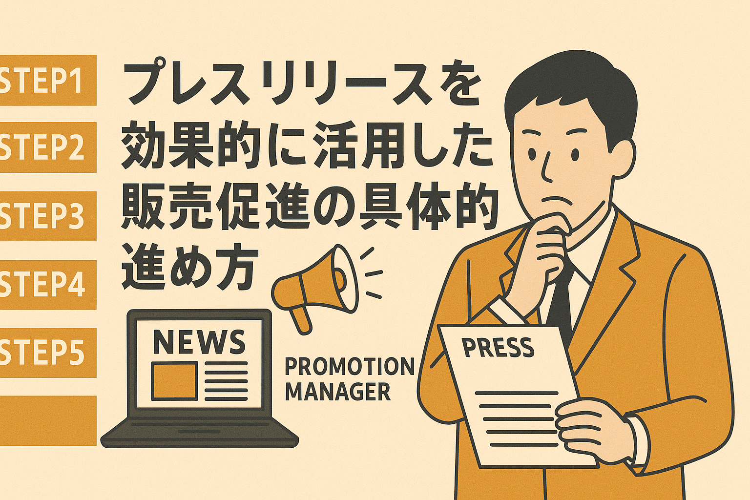 プレスリリースを効果的に活用した販売促進の具体的進め方