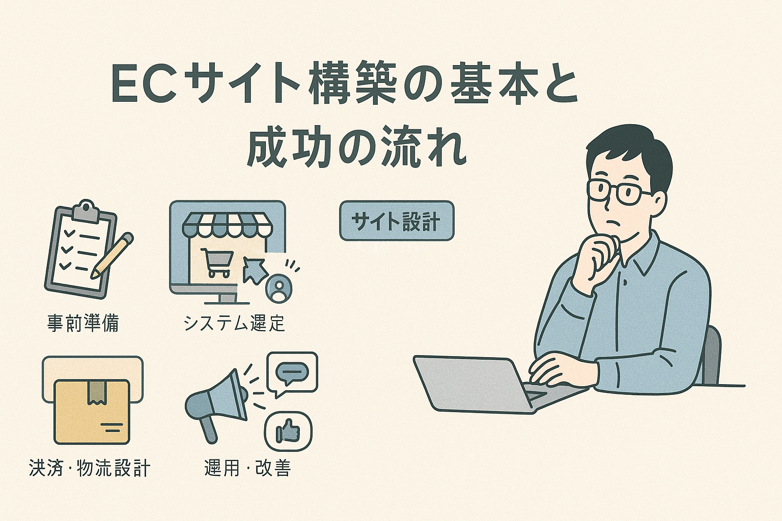 ECサイト構築の基本と成功の流れ｜中小メーカー必見！