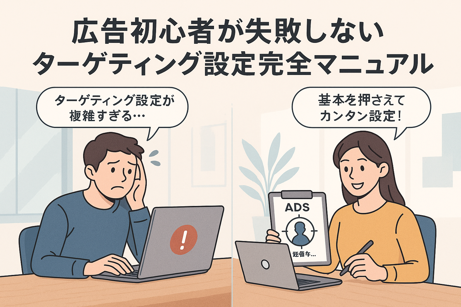 広告初心者が失敗しないターゲティング設定完全マニュアル