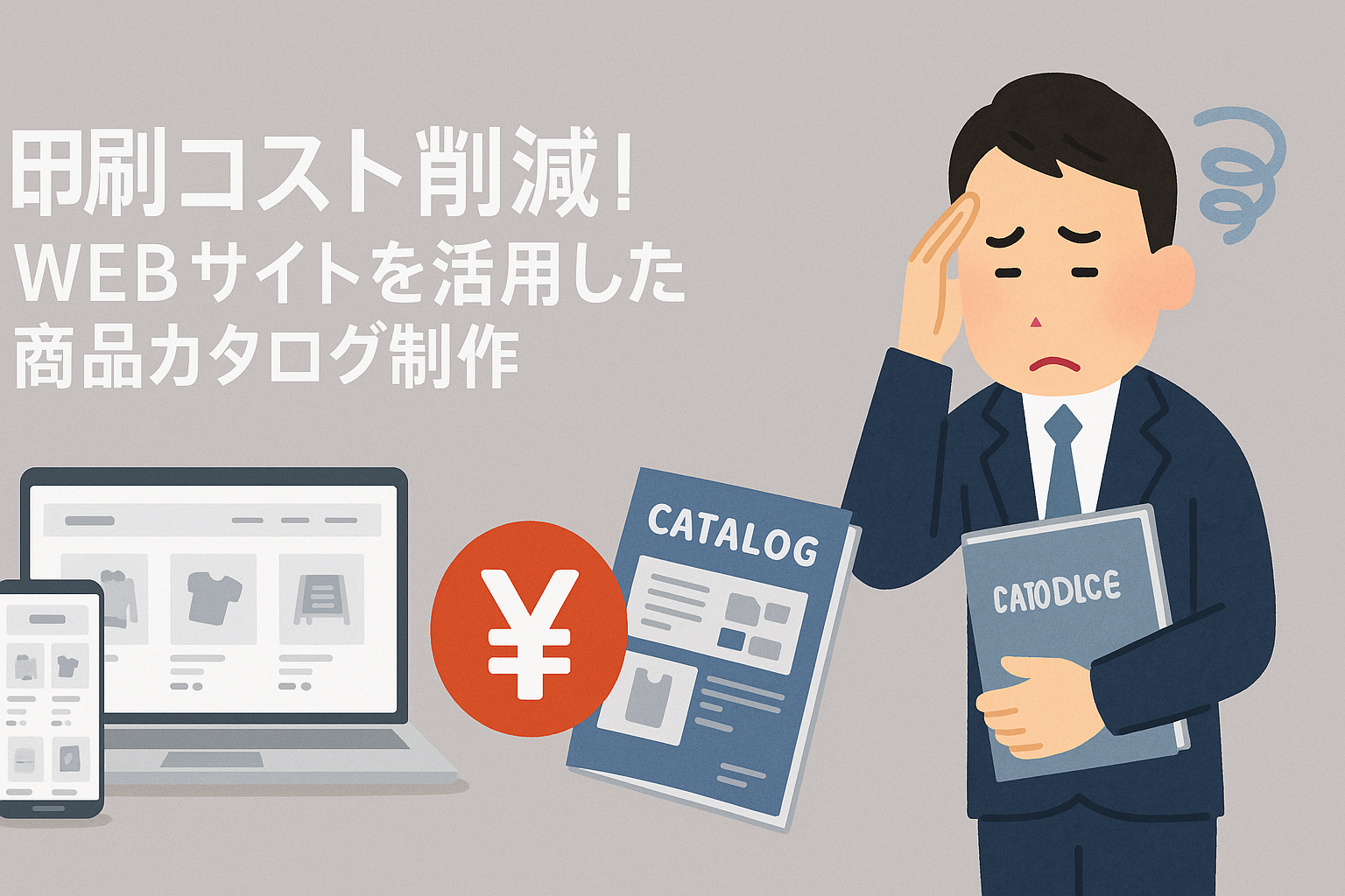 印刷コスト削減!WEBカタログ制作のすすめ