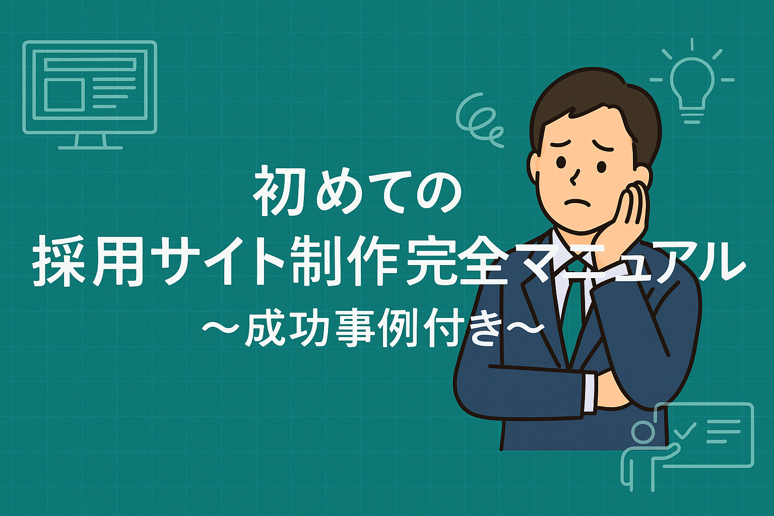 採用サイト制作完全マニュアル｜中小企業の人材確保を成功に導く方法