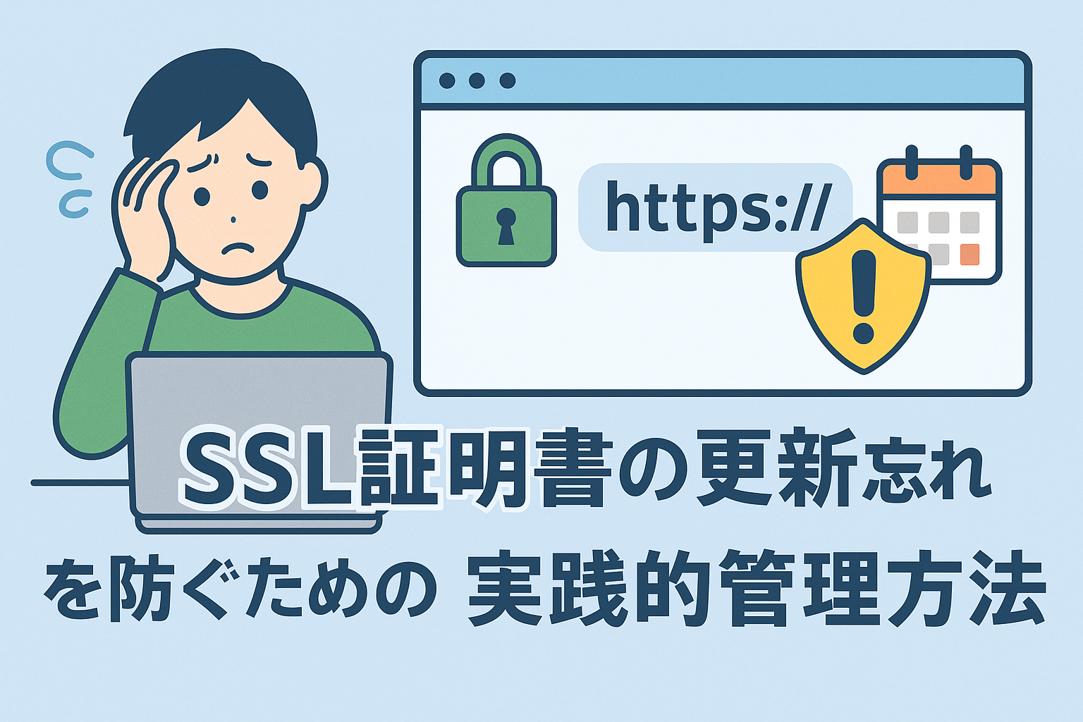 SSL証明書の更新忘れを防ぐ方法｜初心者でもできる実践的管理術