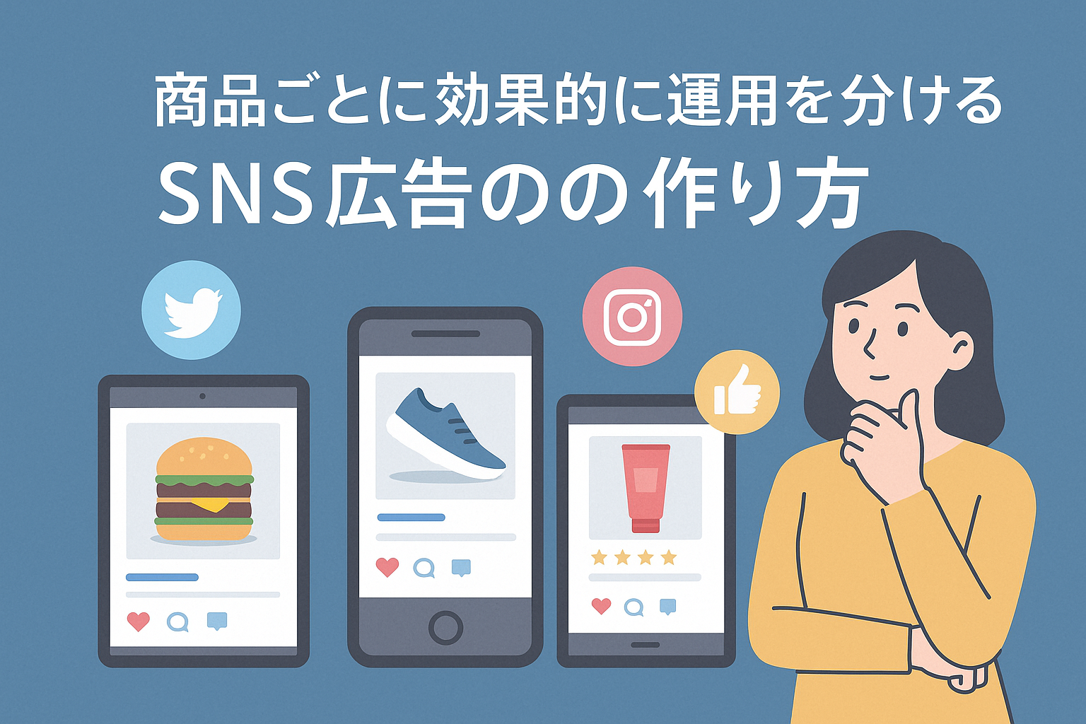 商品ごとに運用最適化するSNS広告戦略