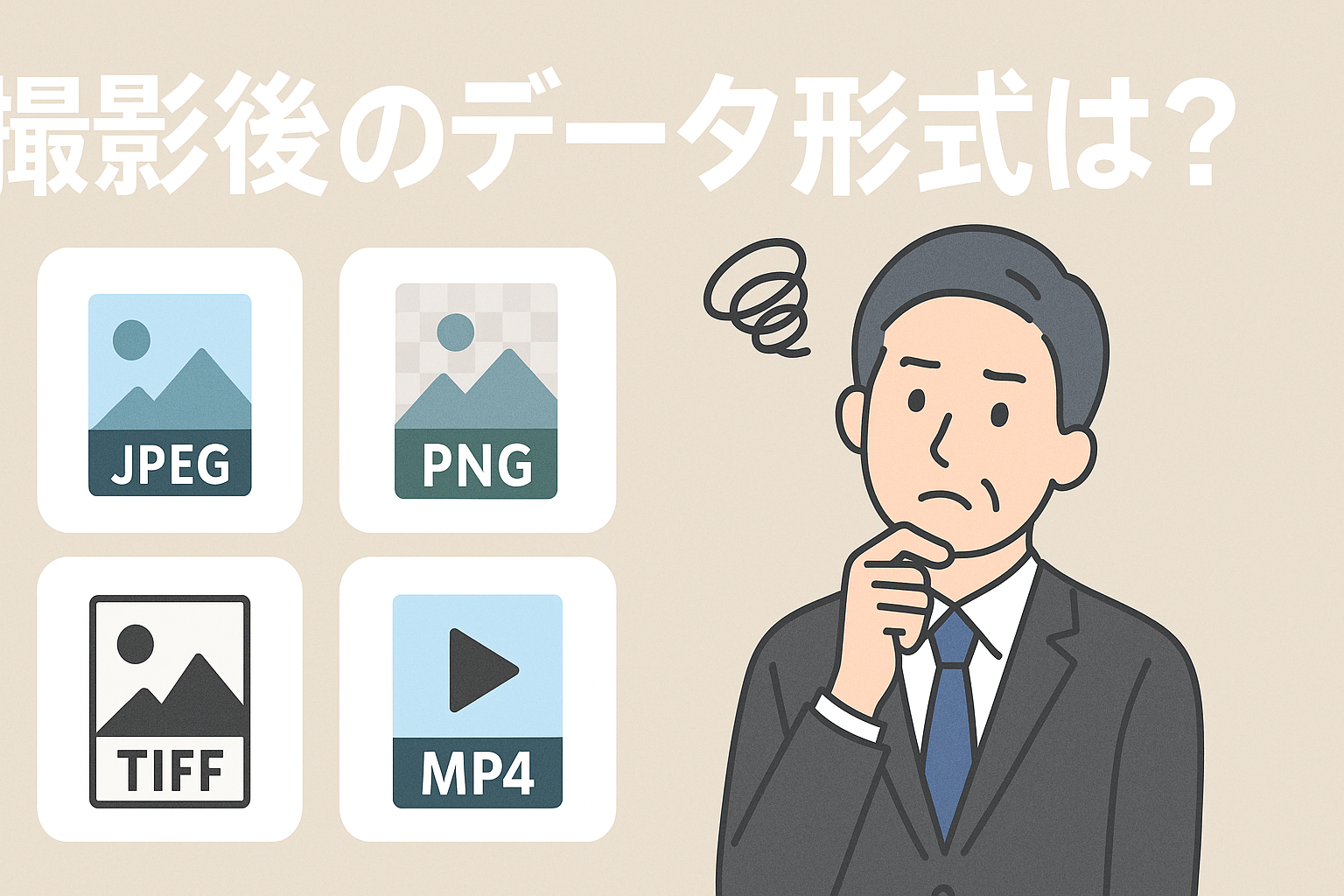 撮影後すぐ使えるデータ形式を選ぶための具体的な知識