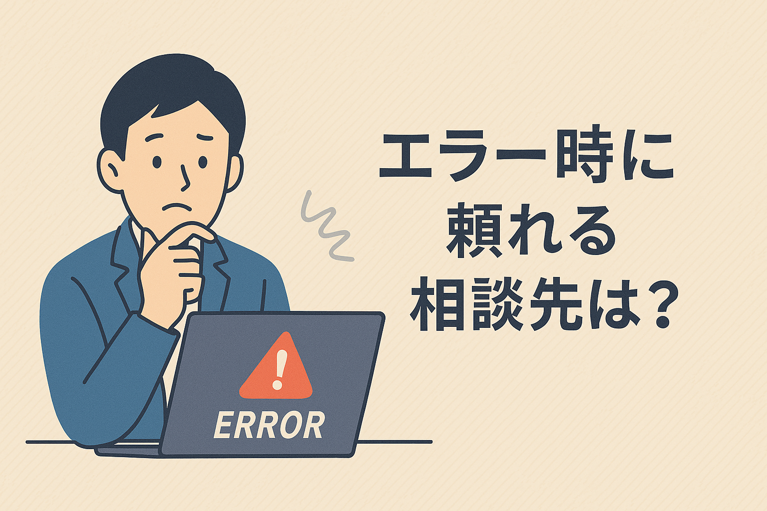 ホームページの急なエラー発生時に頼れる相談先とは？