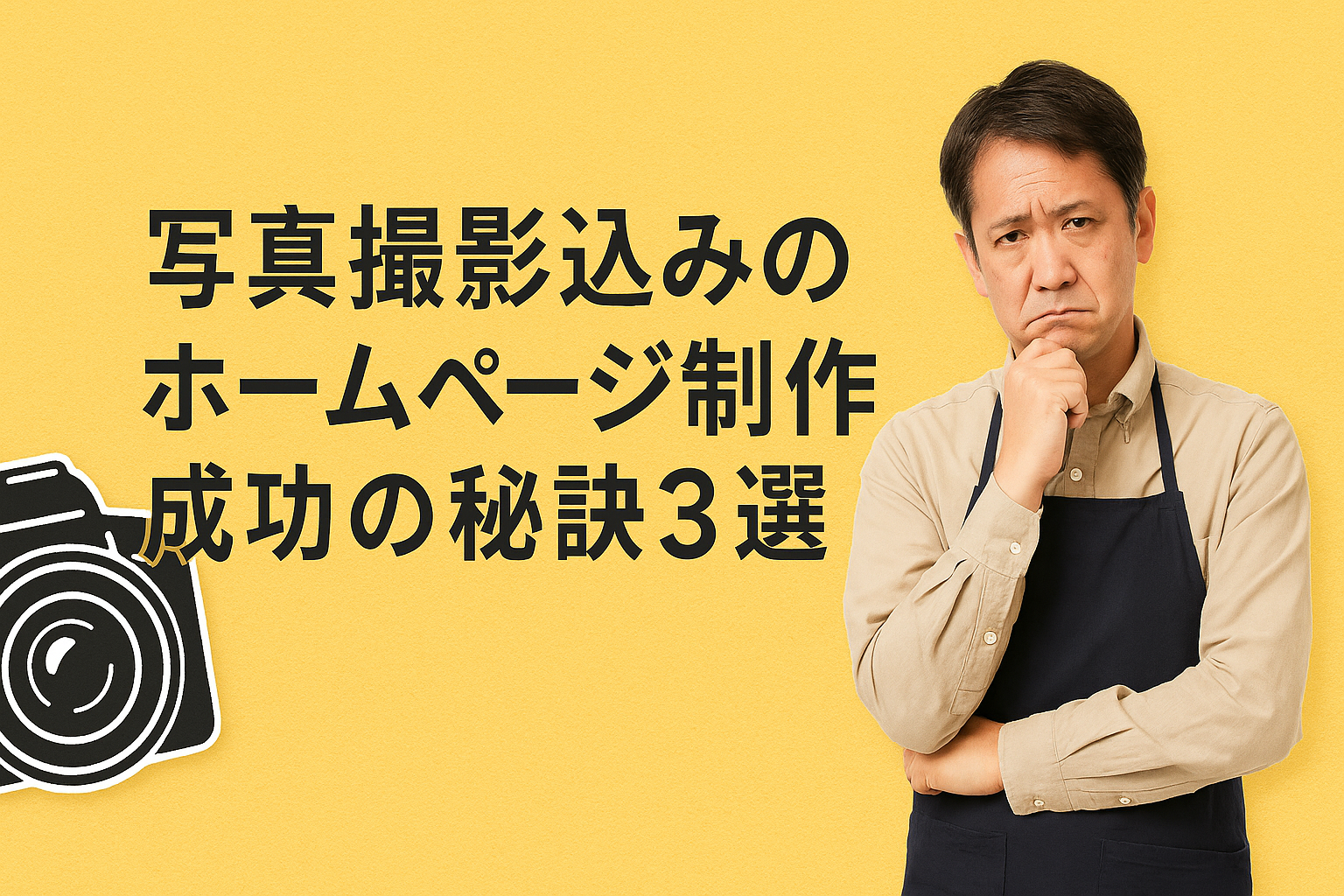 横浜で成功する！写真撮影付きホームページ制作の秘訣3選