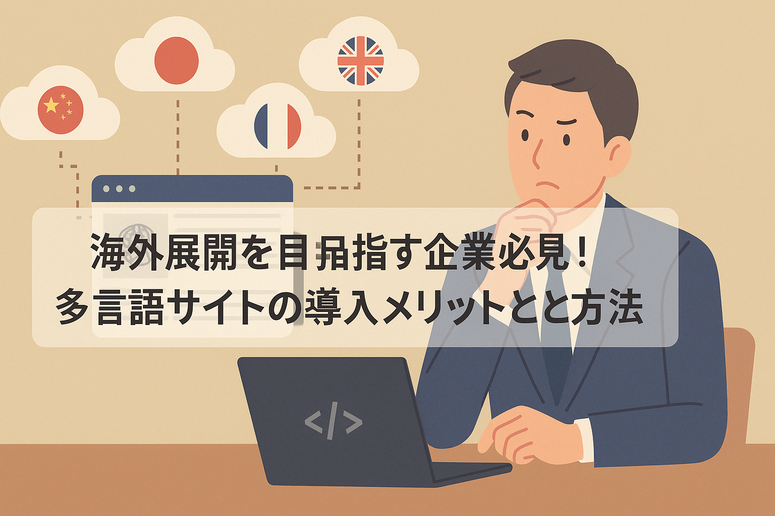 海外展開を目指す企業必見！多言語サイトの導入メリットと方法