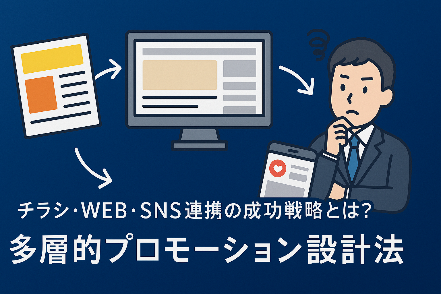 チラシ・WEB・SNS連携の成功戦略とは?多層的プロモーション設計法