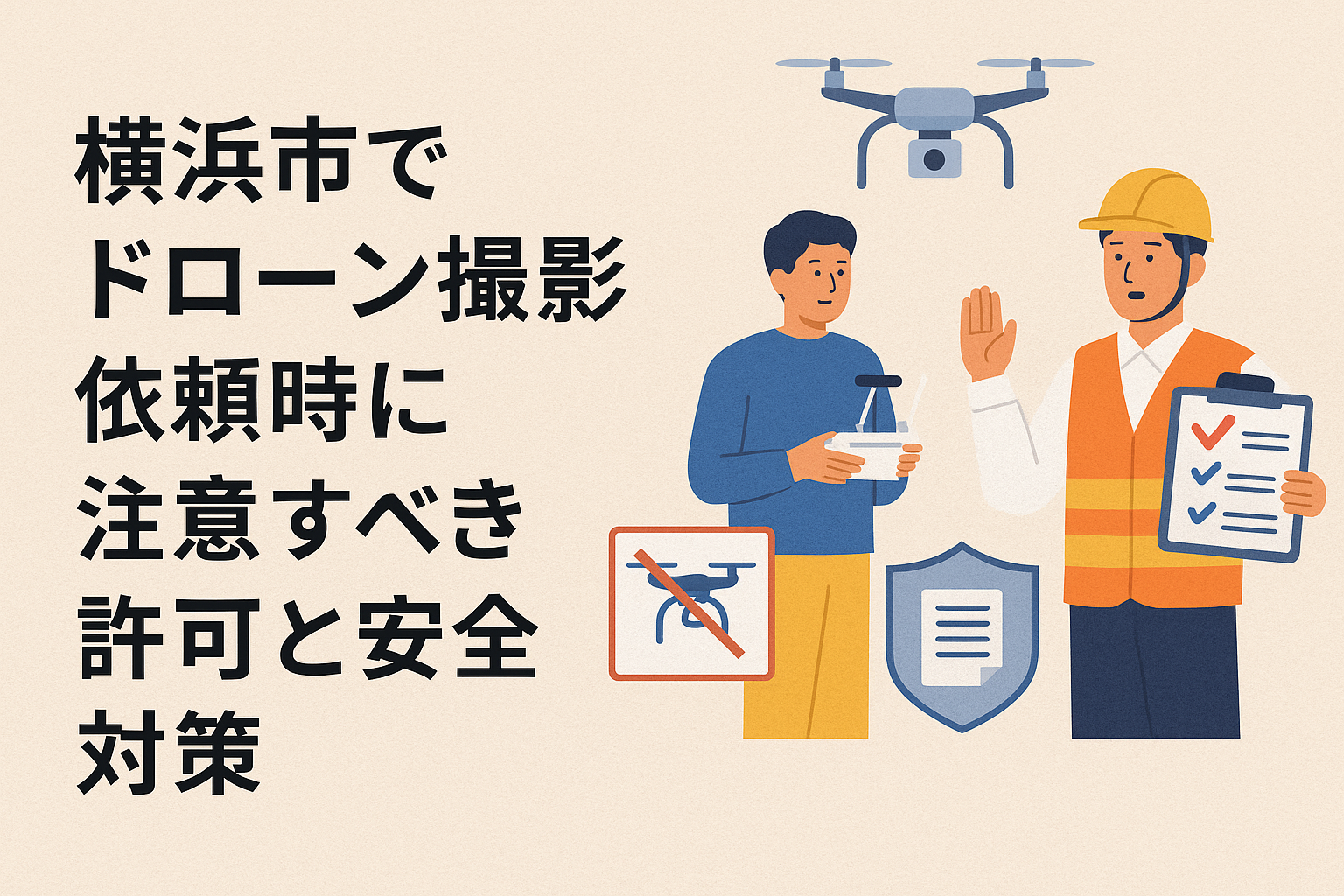 横浜市でドローン撮影依頼時に必須の許可と安全対策