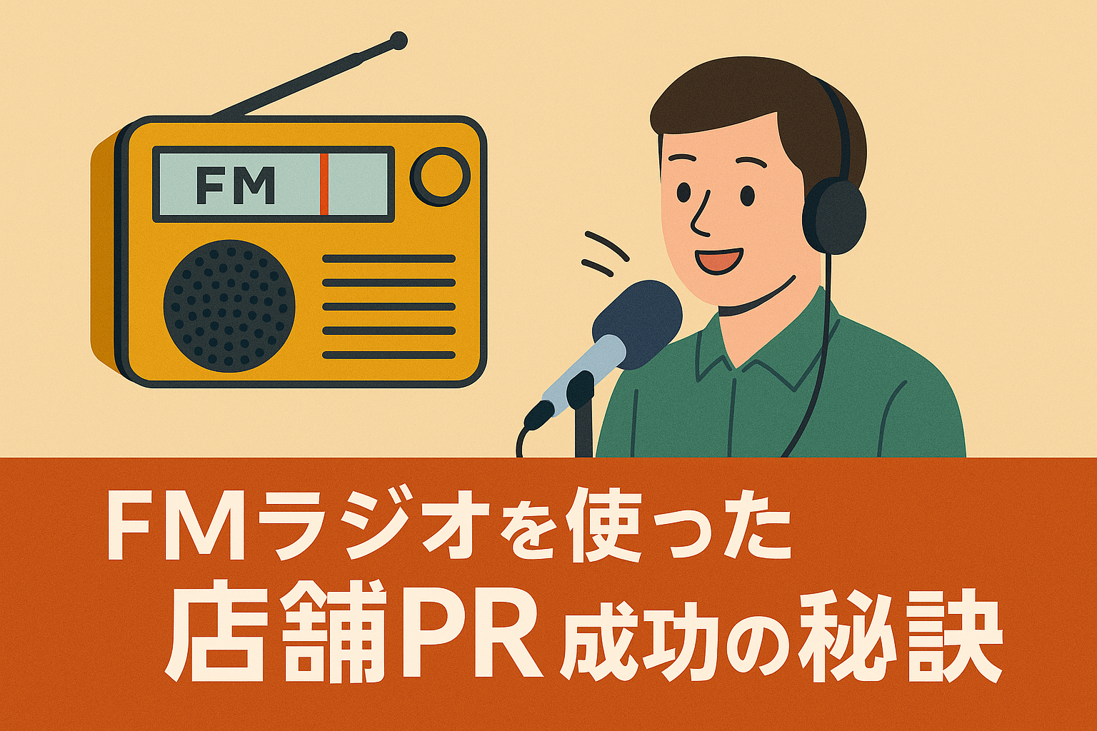 FMラジオで店舗PR！効果的な活用法と成功事例