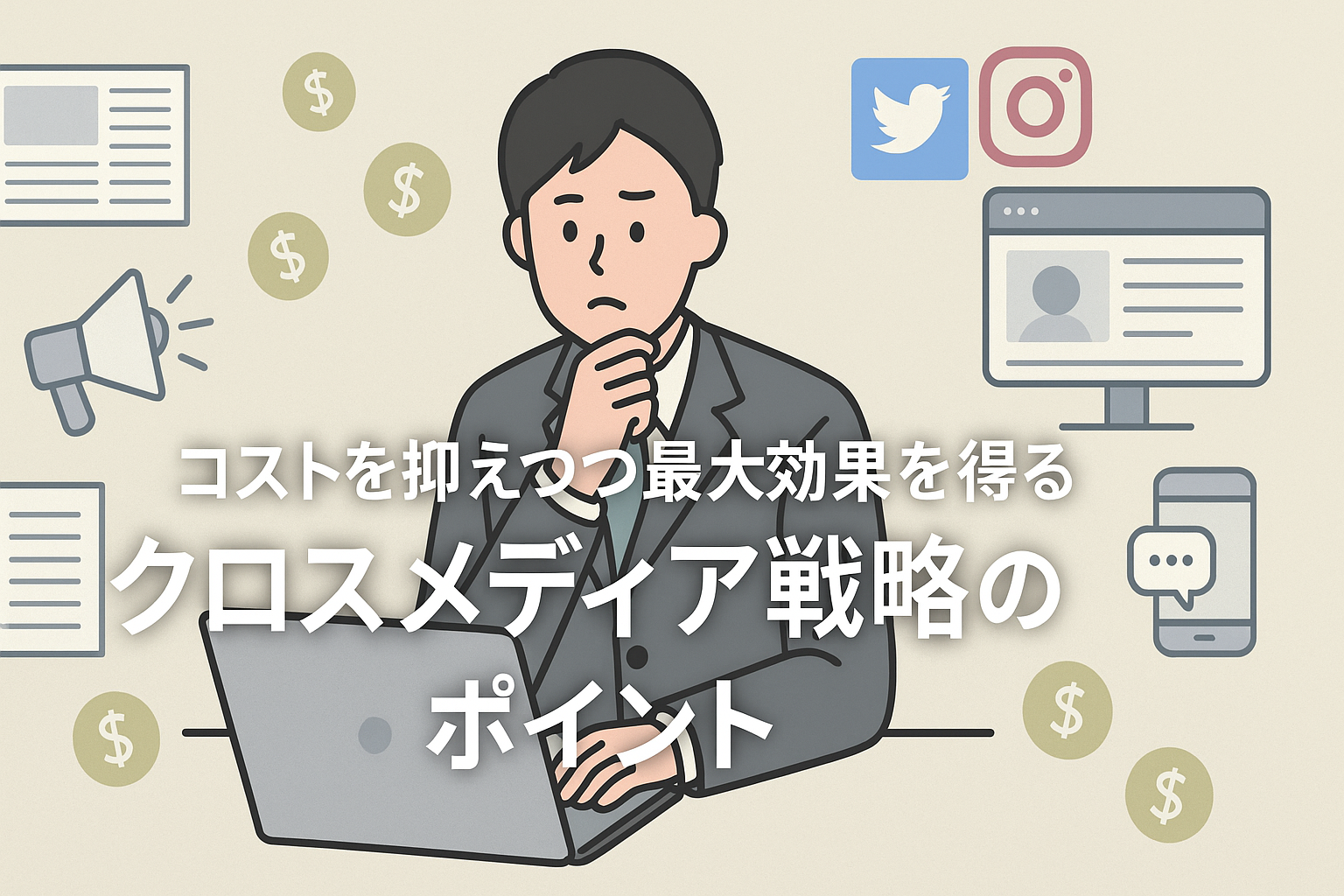 コストを抑えつつ最大効果を得るクロスメディア戦略のポイント