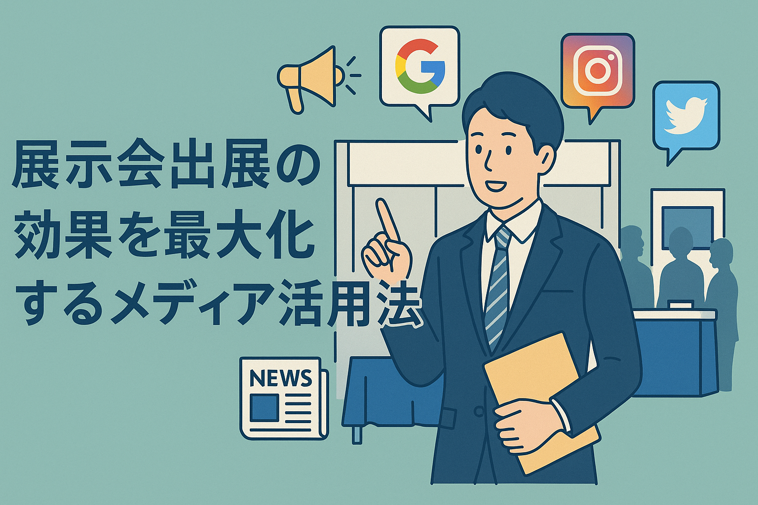 展示会出展の効果を最大化するメディア活用法