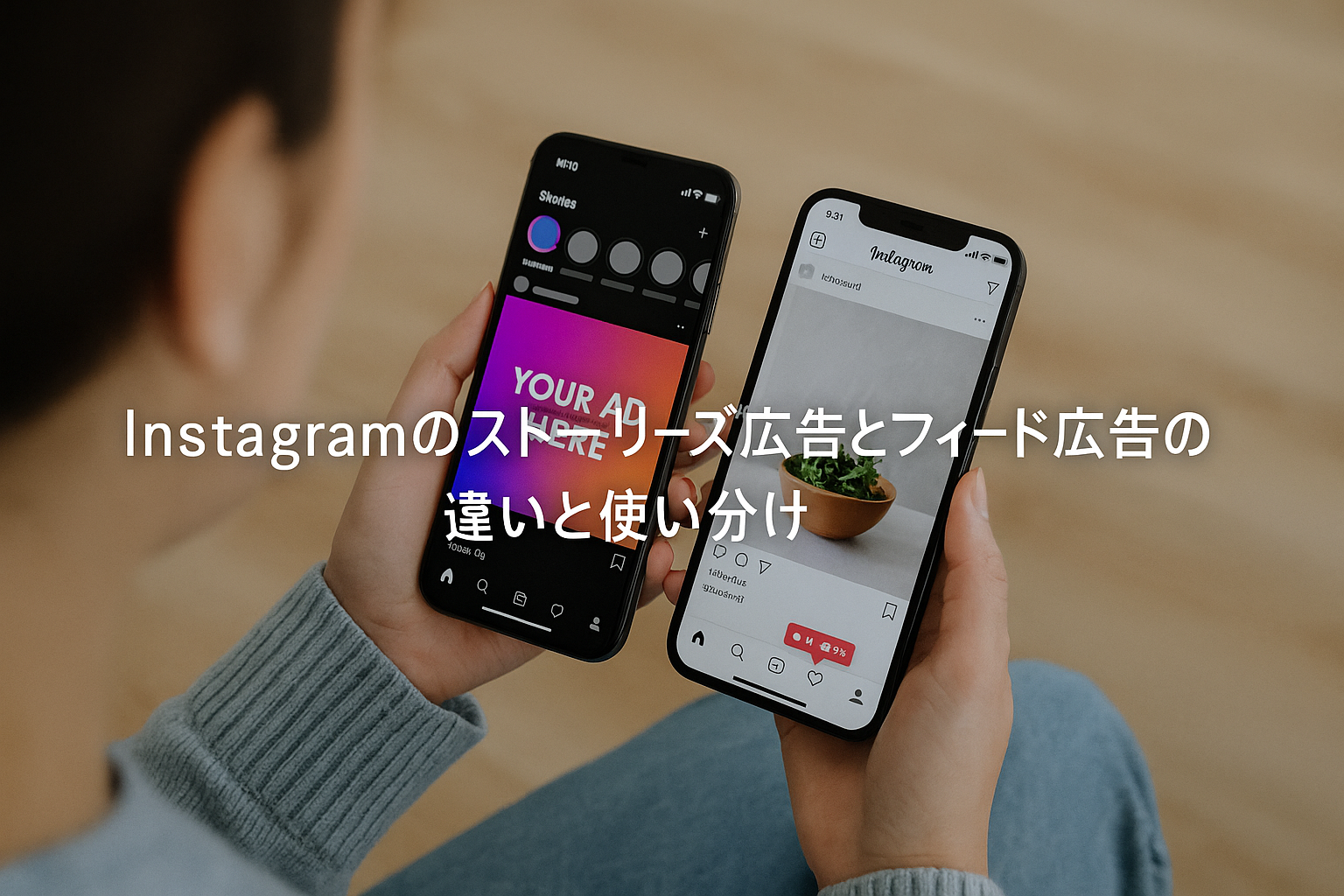 Instagram広告のストーリーズとフィードの違いとは?初心者向け解説