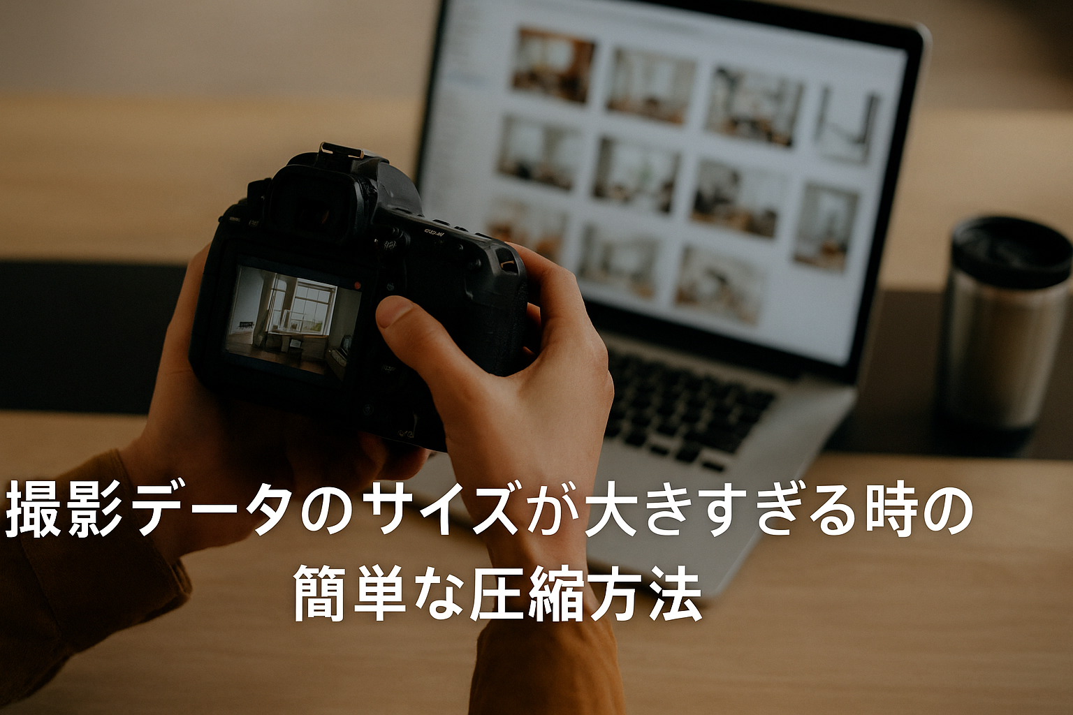 撮影データが重すぎる時の簡単な圧縮方法|広報担当者必見のWeb掲載対策