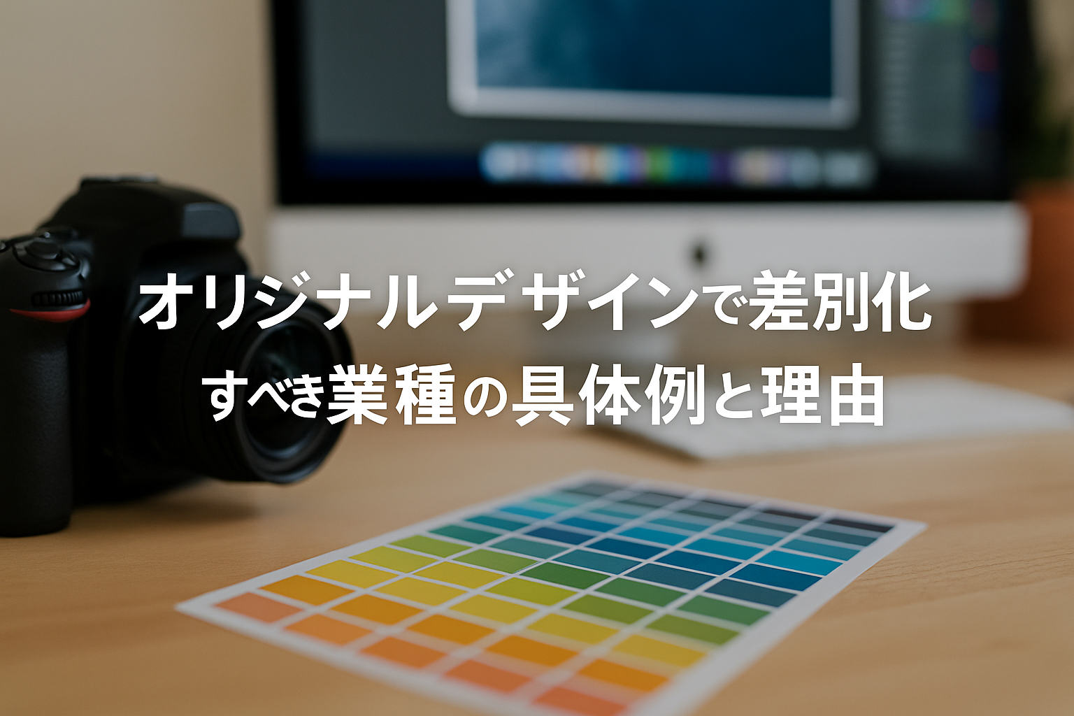 オリジナルデザインで差別化すべき業種の具体例と理由