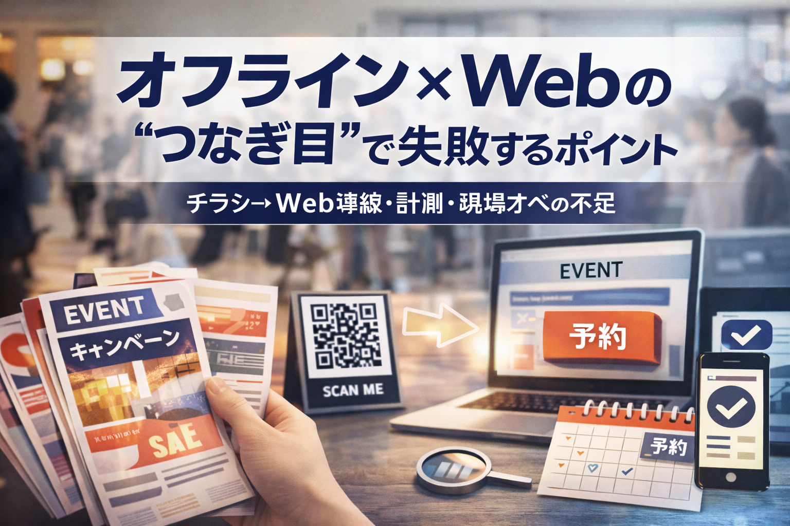 チラシ→Web導線の失敗ポイントと改善策｜オフライン×Web
