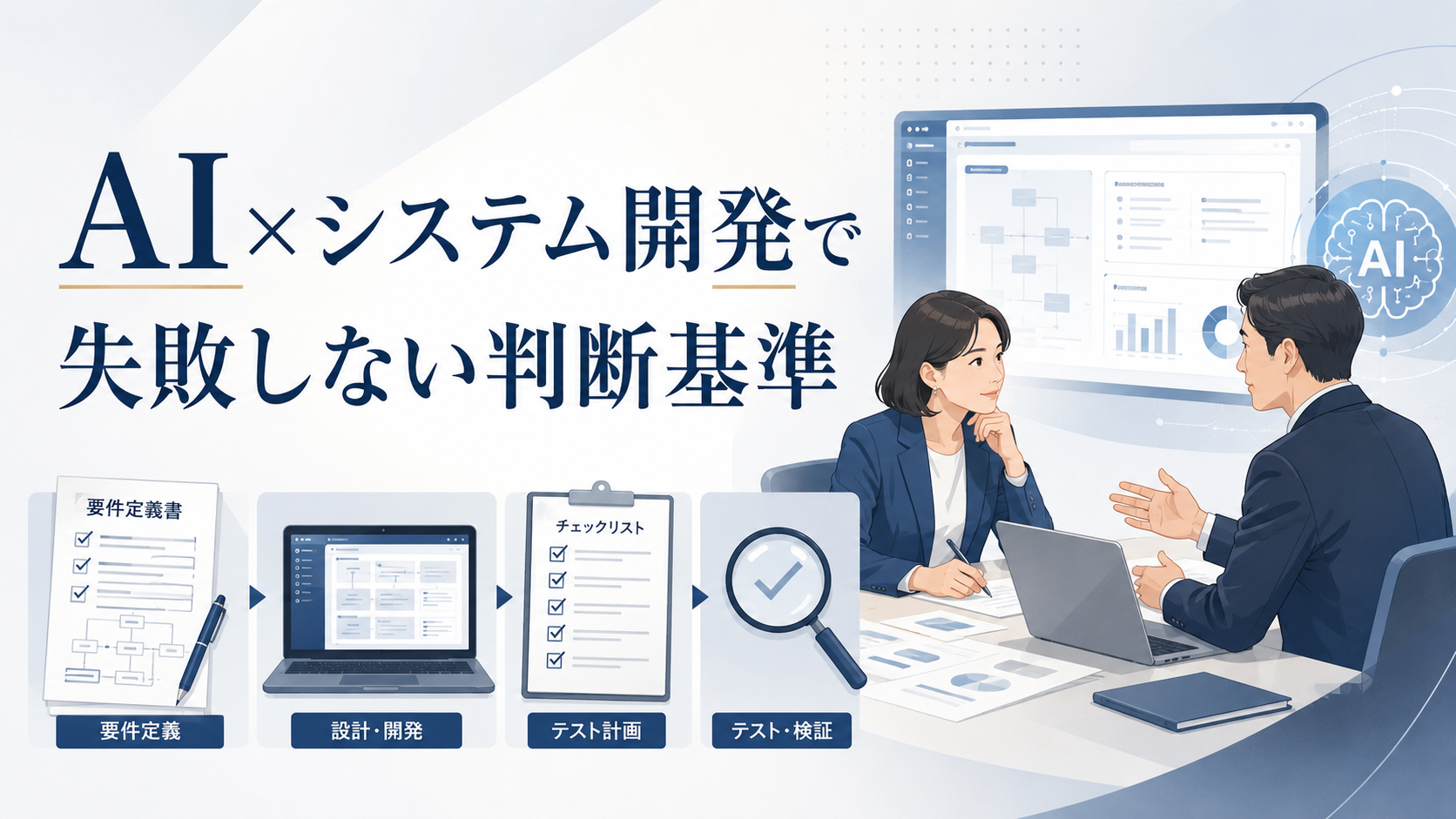AI×システム開発で失敗しない判断基準