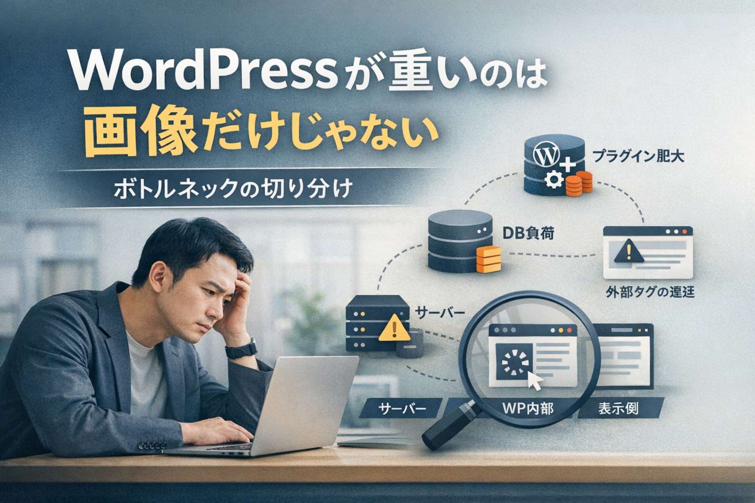 WordPressが重い原因を切り分ける方法